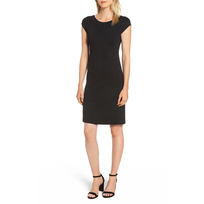 Don’t Miss Out elegant evening dressAnne Klein Womens Bow-Back Sheath Dress, Black, X-Large