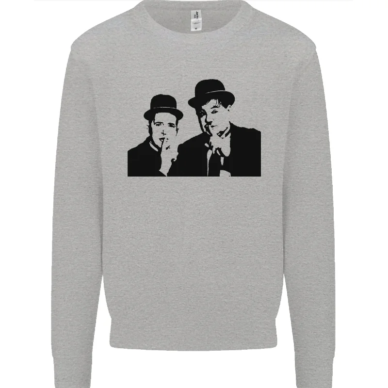 Special Price Dick and Doof Aka Laurel & Hardy Mens Sweatshirt Jumper