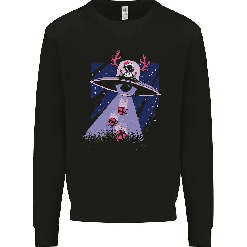 Price Reduction Christmas Alien Xmas Present Abduction UFO Funny Mens Sweatshirt Jumper Price Reduction Christmas Alien Xmas Present Abduction UFO Funny Mens Sweatshirt Jumper