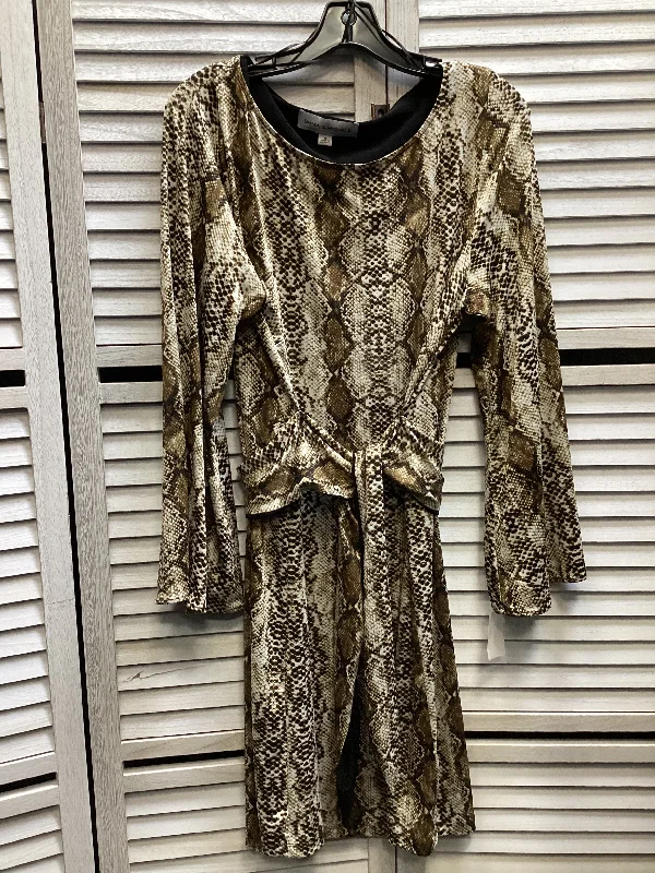 Extra Savings one-shoulder dressDress Casual Short By Emma And Michele In Snakeskin Print, Size: Xl Extra Savings one-shoulder dressDress Casual Short By Emma And Michele In Snakeskin Print, Size: Xl