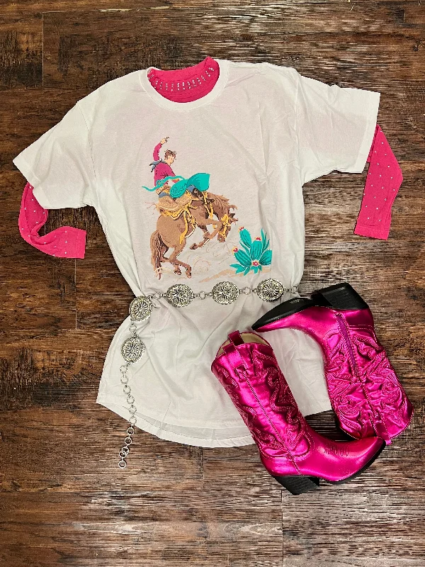 New Markdowns elegant shift dressBronc Wild T-shirt Dress*