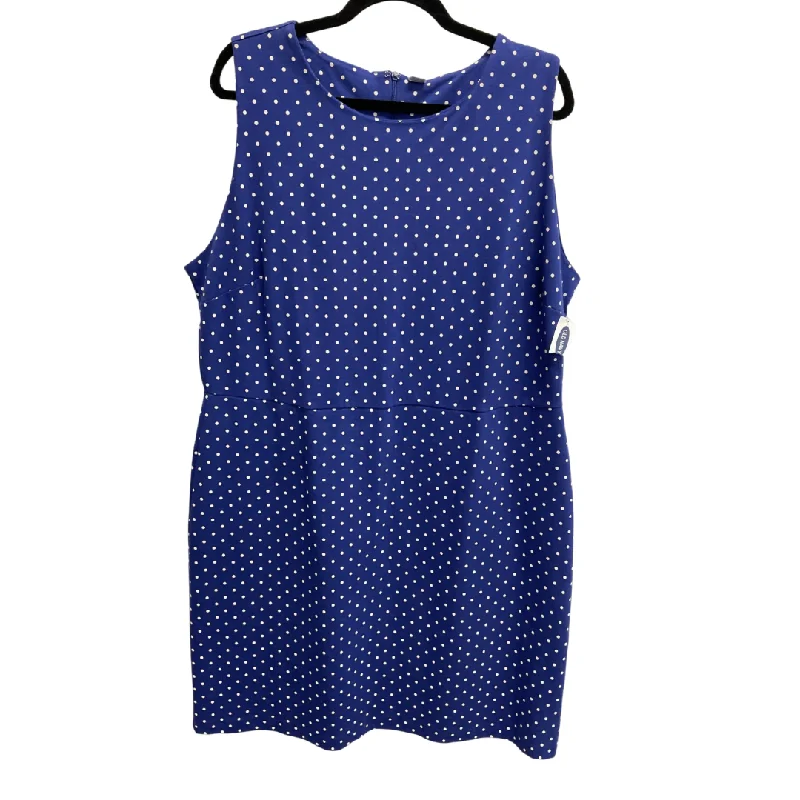 office dressDress Casual Short By Old Navy In Blue, Size: Xxl