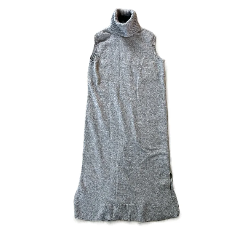 casual knit dressDress Sweater Pure Navy In Grey, Size: M