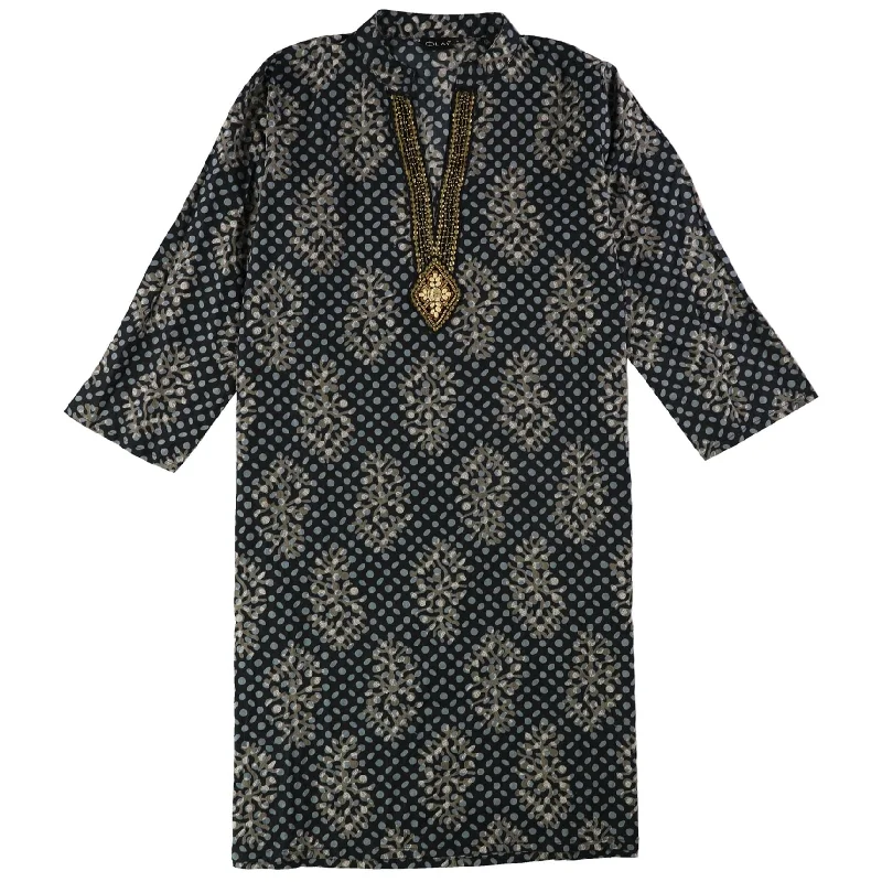 Closeout chic wrap dressOlay Womens Printed Sheath Dress, Black, Large