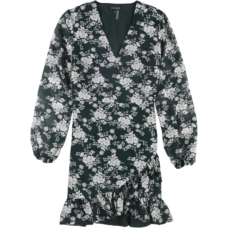 Grand Opening Sale ashionable dress1.State Womens Ruffled Wrap Dress
