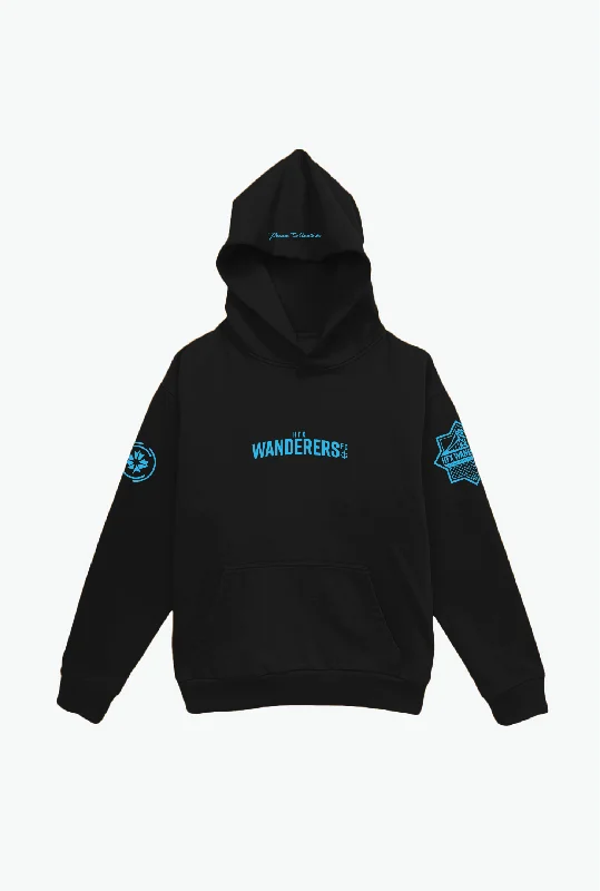 Act Fast Halifax Wanderers Heavyweight Hoodie - Black