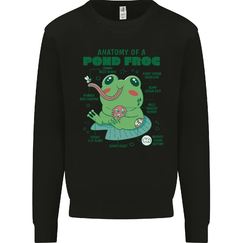Huge Discounts luxe gym hoodieAnatomy of a Frog Funny Mens Sweatshirt Jumper