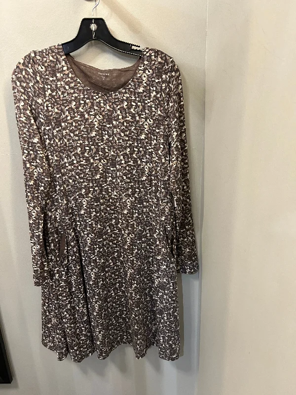 Sale Event relaxed fit dressDress Casual Midi By Garnet Hill In Brown, Size: M