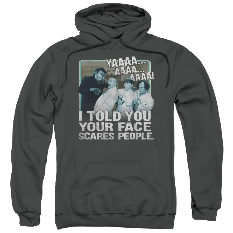 Blowout Deals versatile hoodieThe Three Stooges Scares People Pullover Hoodie