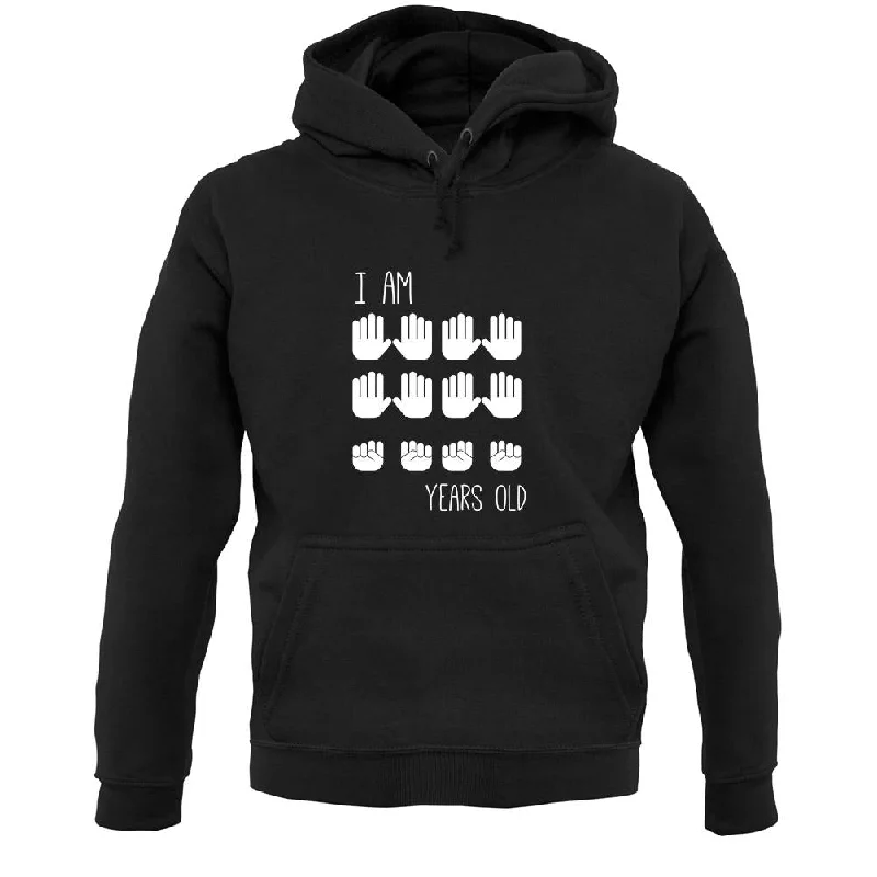 cool hoodieI Am 40 Years Old (Hands) Unisex Hoodie