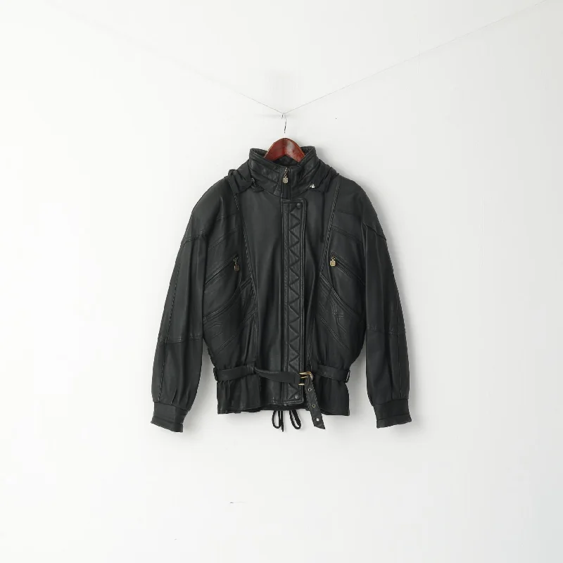 Bargain Bin stylish lightweight coatElazar Women M Jacket Black Leather Vintage Soft Biker Removable Lining Zip Up Top Bargain Bin stylish lightweight coatElazar Women M Jacket Black Leather Vintage Soft Biker Removable Lining Zip Up Top