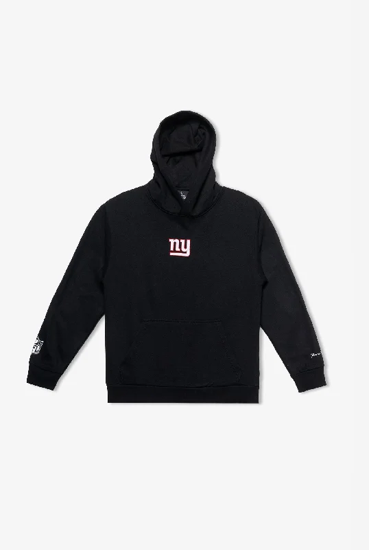 Warehouse Sale New York Giants Logo Heavyweight Hoodie - Black
