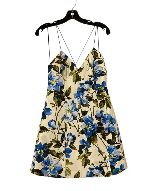 statement dressDress Party Short By Alice + Olivia In Floral Print, Size: 6