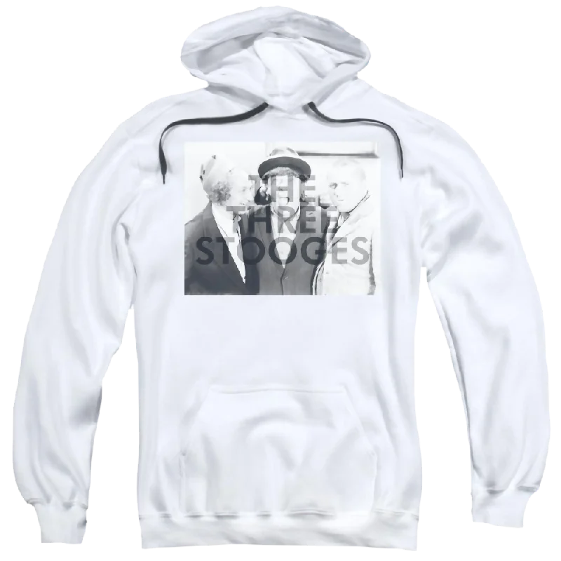 Act Fast cozy hooded sweatshirtThe Three Stooges Cutoff Pullover Hoodie