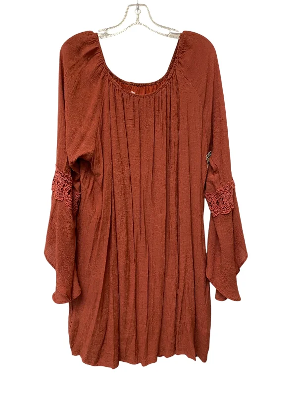 Warehouse Sale denim dressDress Casual Midi By Wrangler In Red, Size: 2x
