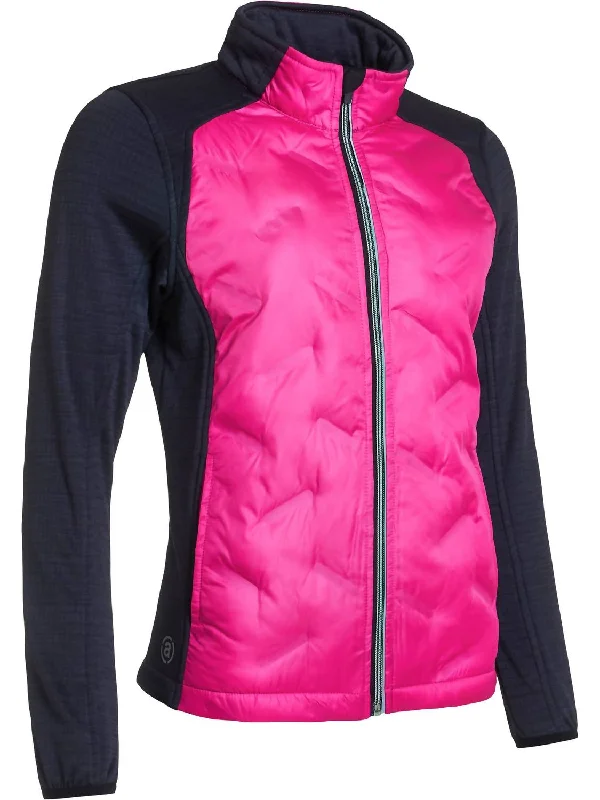 Women Dunes Hybrid Jacket In Powerpink