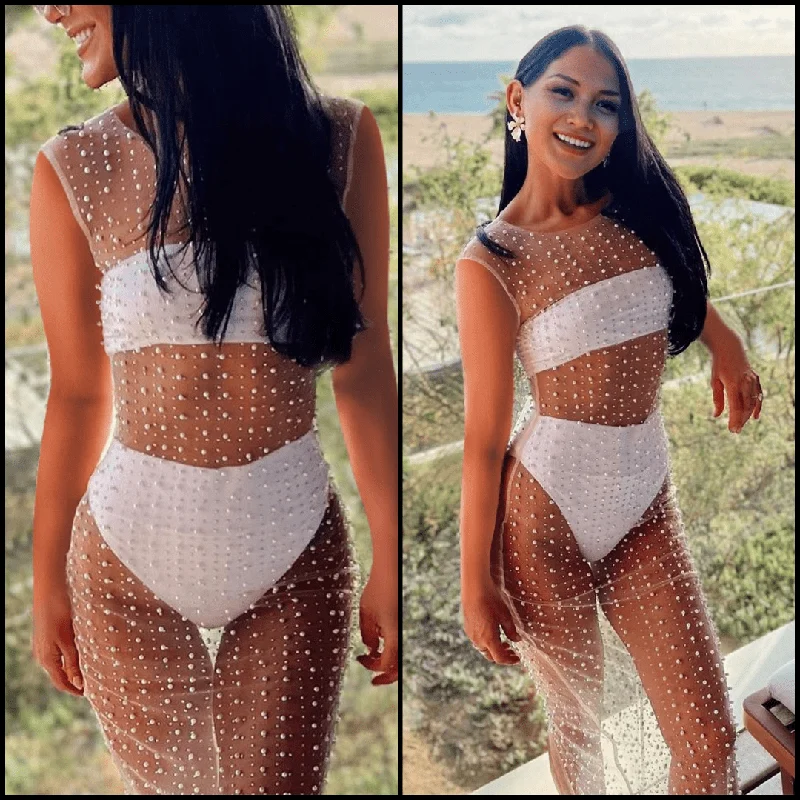 Today’s Deal cocktail dressThe Pearl Mesh Cover Up*