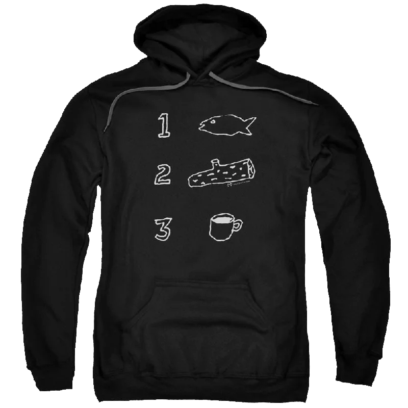 Fantastic Offers retro hoodieTwin Peaks Coffee Log Fish Pullover Hoodie