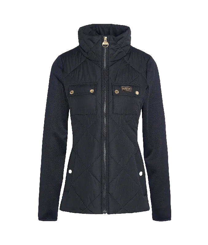 Incredible Offers trendy casual outerwearRubins Quilted Sweatshirt - Black