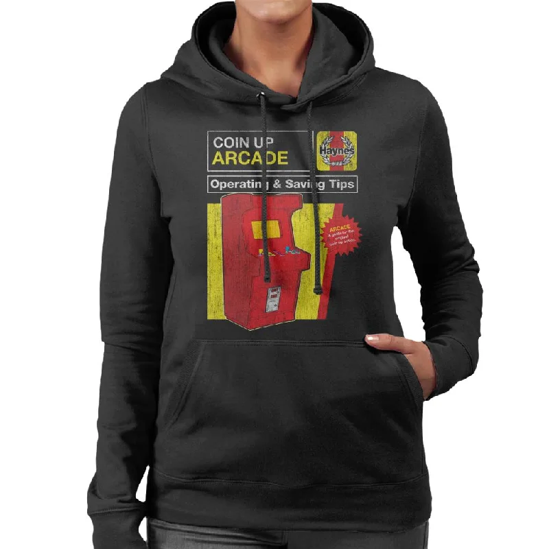 Daily Specials chic hoodieHaynes Coin Up Arcade Tips Women's Hooded Sweatshirt
