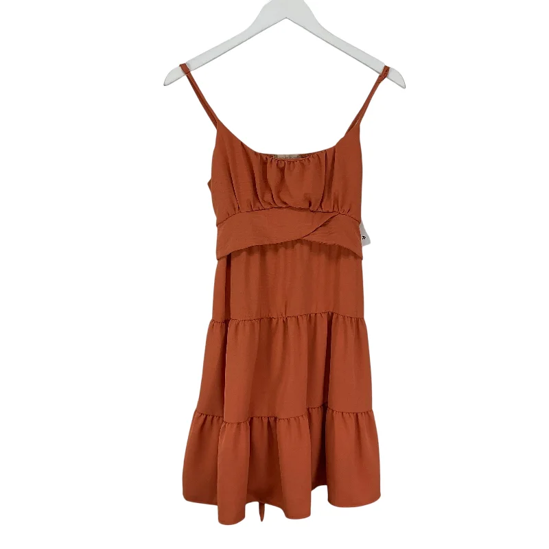 Super Deal backless dressDress Casual Short By Altard State In Orange, Size: L