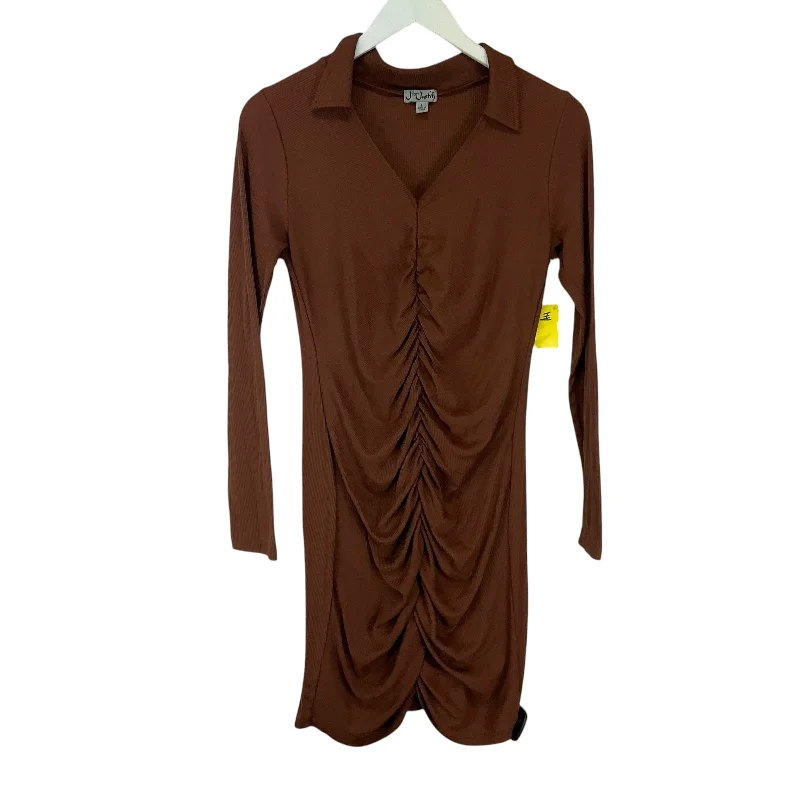 Savings Galore chic wrap dressDress Casual Short By J For Justify In Brown, Size: L