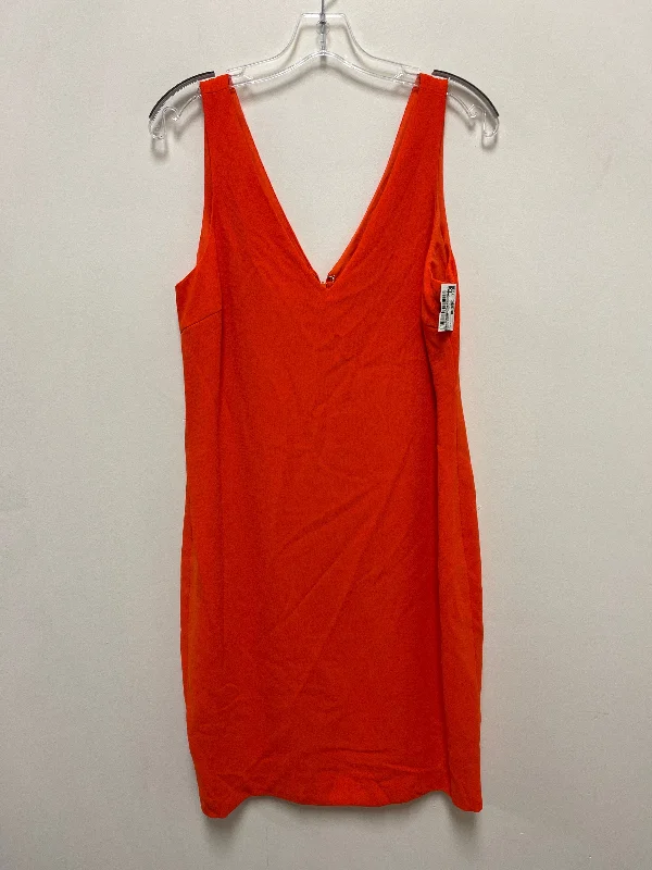 Bargain Bin boho-chic dressDress Casual Short By Lauren By Ralph Lauren In Orange, Size: M Bargain Bin boho-chic dressDress Casual Short By Lauren By Ralph Lauren In Orange, Size: M
