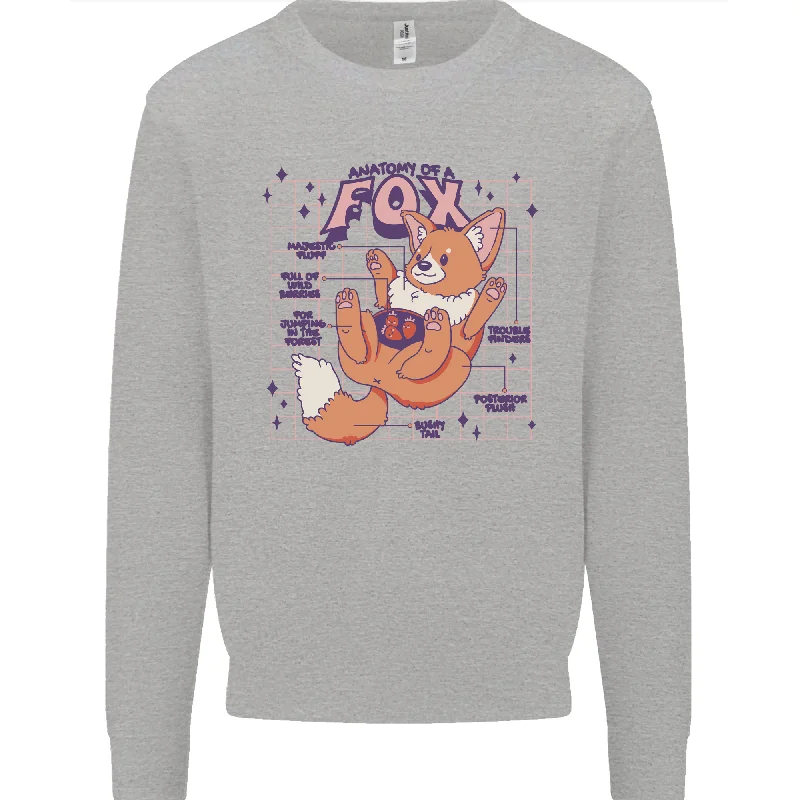 Early Access athletic streetwear sweatshirtAnatomy of a Fox Foxes Funny Mens Sweatshirt Jumper Early Access athletic streetwear sweatshirtAnatomy of a Fox Foxes Funny Mens Sweatshirt Jumper