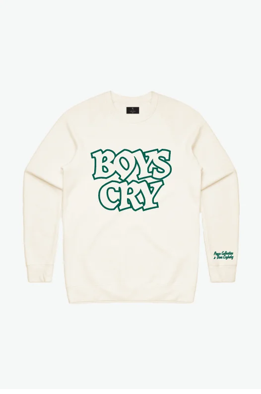 Big Discounts Boys Cry Crewneck - Natural
