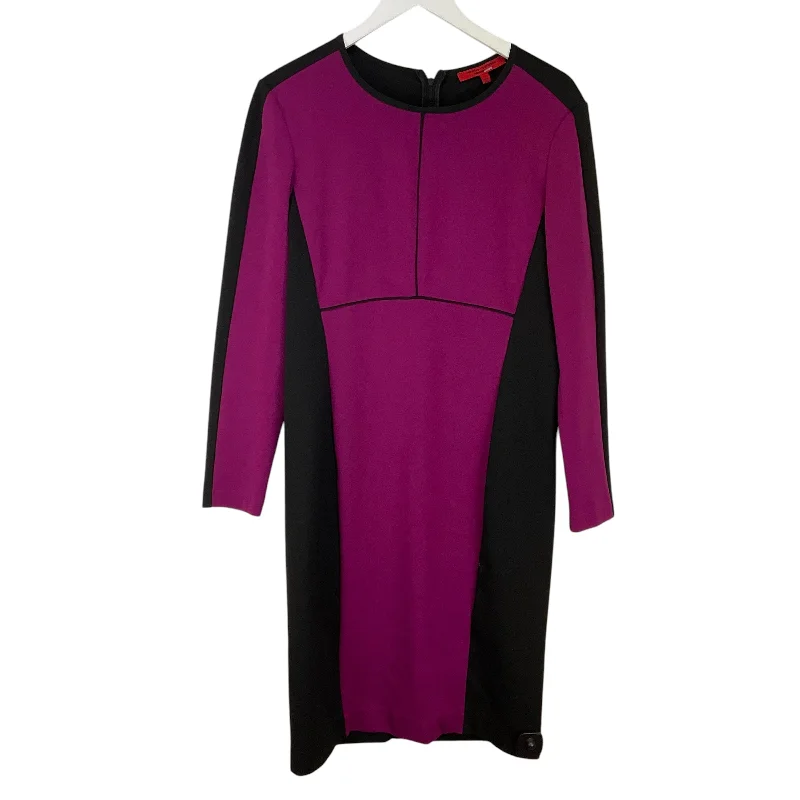 Low Prices tiered dressDress Work By Narciso Rodriguez In Black & Purple, Size: L