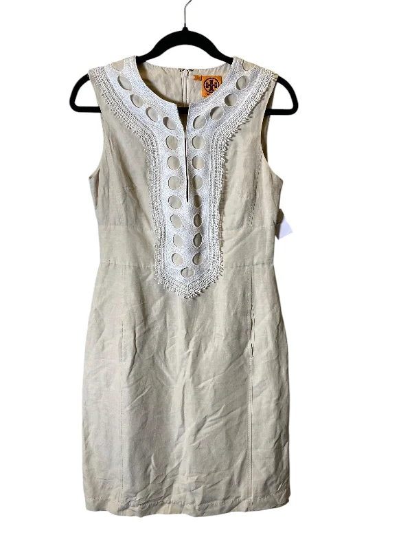 elegant maxi dressDress Work By Tory Burch In Beige, Size: S