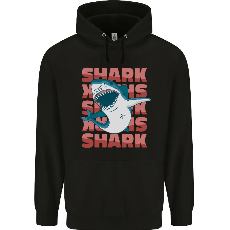 Can't Miss breathable hoodieA Great White Shark Mens 80% Cotton Hoodie