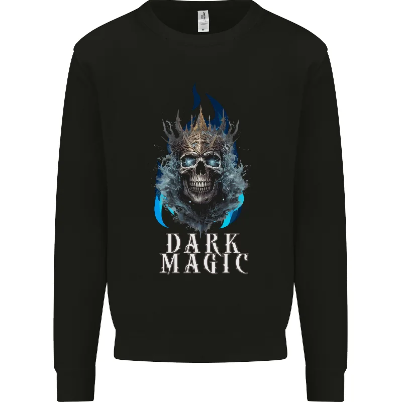 Massive Deals Dark Magic Skull King Mens Sweatshirt Jumper