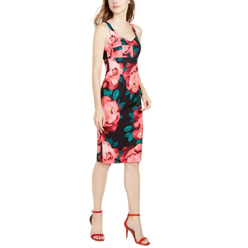 Reduced Prices wrap dressTrina Turk Womens Sweetheart Floral-Print Midi Dress, Black, 6
