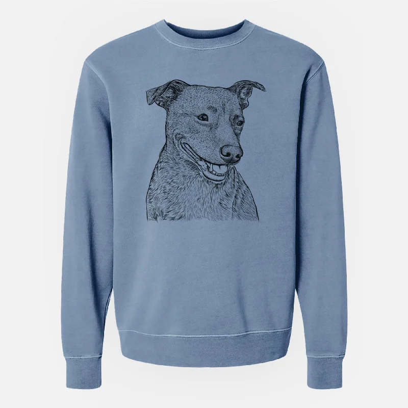 Discount Deals Bare Honey the Lab Pit Mix - Unisex Pigment Dyed Crew Sweatshirt