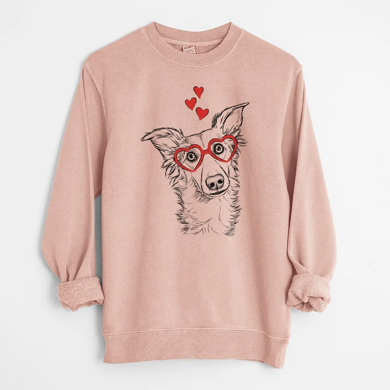 Hurry In Valentine Kyu the Windsprite - Unisex Pigment Dyed Crew Sweatshirt