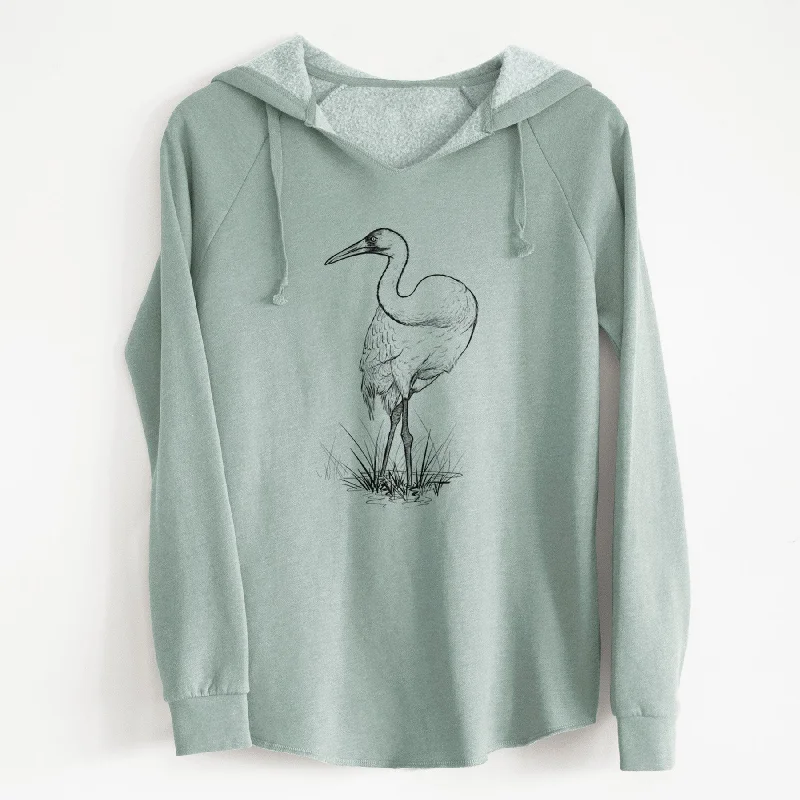 stylish training hoodieWhooping Crane - Grus americana - Cali Wave Hooded Sweatshirt