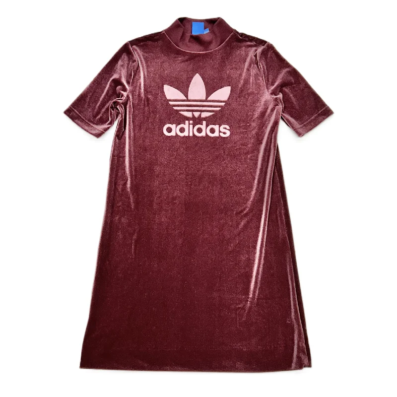 Value Deals printed dressDress Casual Short By Adidas In Purple, Size: S