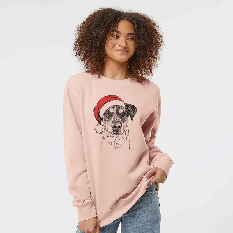 Massive Deals Santa Gertrude the Mixed Breed - Unisex Pigment Dyed Crew Sweatshirt