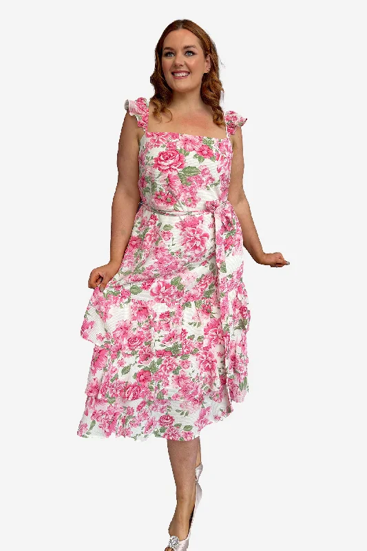 Limited Quantity elegant maxi dressPlus Size Floral Printed Ruffle Tiered Midi Dress Limited Quantity elegant maxi dressPlus Size Floral Printed Ruffle Tiered Midi Dress
