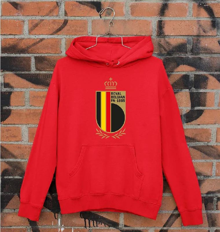 sporty hooded sweatshirtBelgium Football Unisex Hoodie for Men/Women