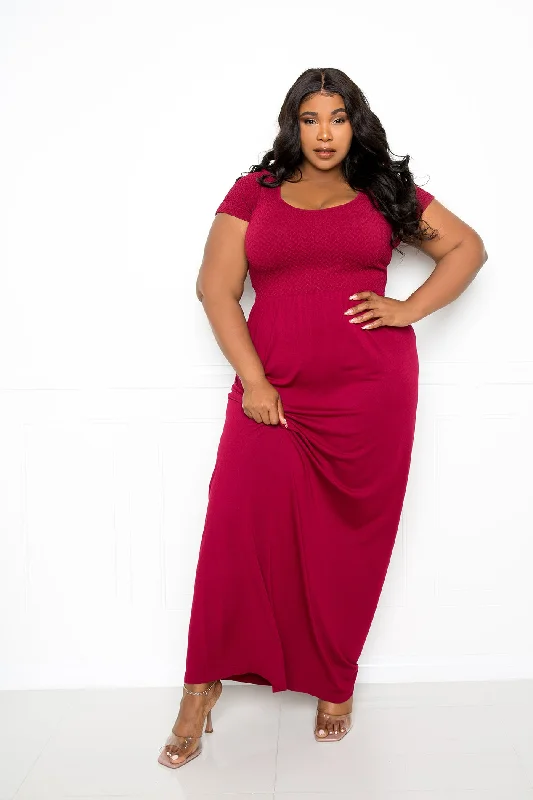 Discount Deals pleated maxi dressSeamless T-shirt Maxi Dress