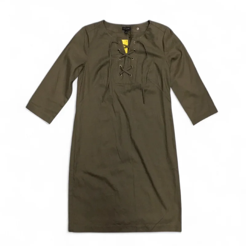 Deal Mania floral dressDress Casual Midi By Talbots In Green, Size: 2