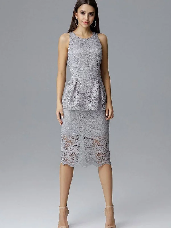 Price Cut pleated maxi dressEvening dress model 126201 Figl