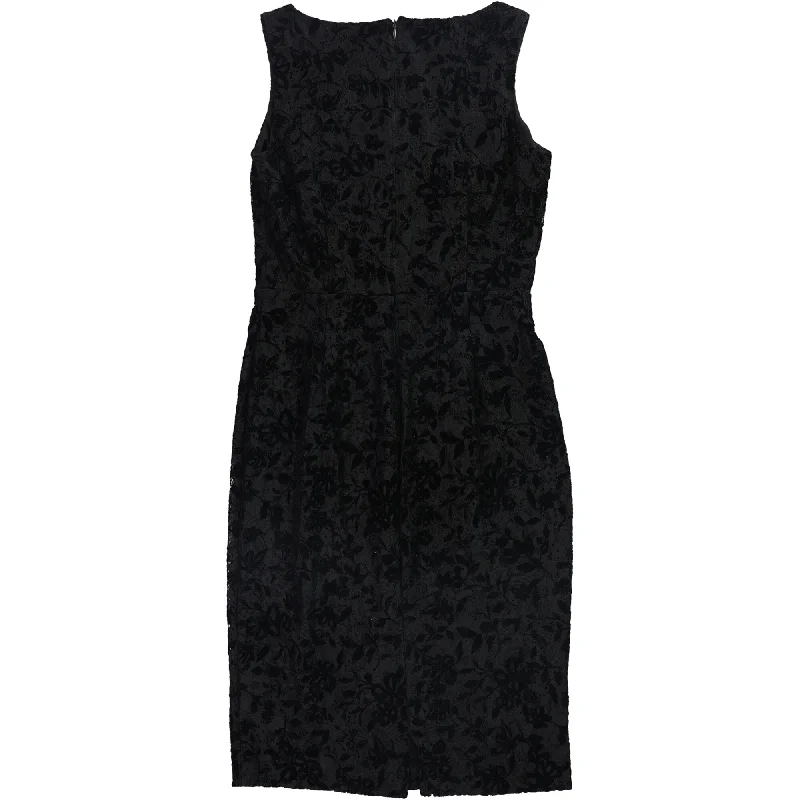 Price Drop midi dressRalph Lauren Womens Lace Sheath Dress, Black, 2