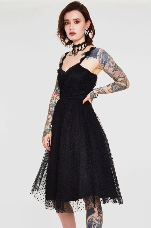 Price Drop Alert casual slip dressCarrie Dark Heart Prom Dress