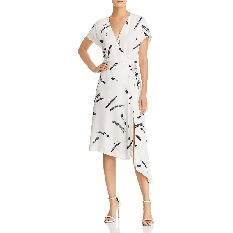 Hot Deal statement dressJoie Womens Bethwyn Wrap Dress, White, X-Small