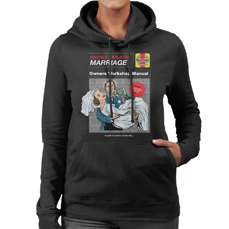 Crazy Deals comfortable hoodieHaynes Explains Marriage Workshop Manual Women's Hooded Sweatshirt