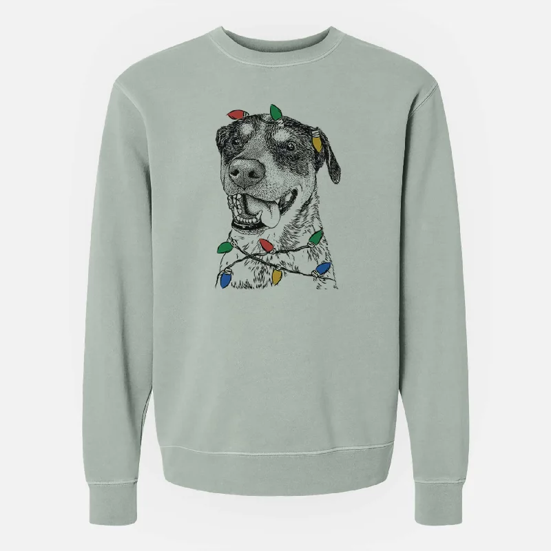 Price Rollback Christmas Lights Gerti the Mixed Breed - Unisex Pigment Dyed Crew Sweatshirt Price Rollback Christmas Lights Gerti the Mixed Breed - Unisex Pigment Dyed Crew Sweatshirt