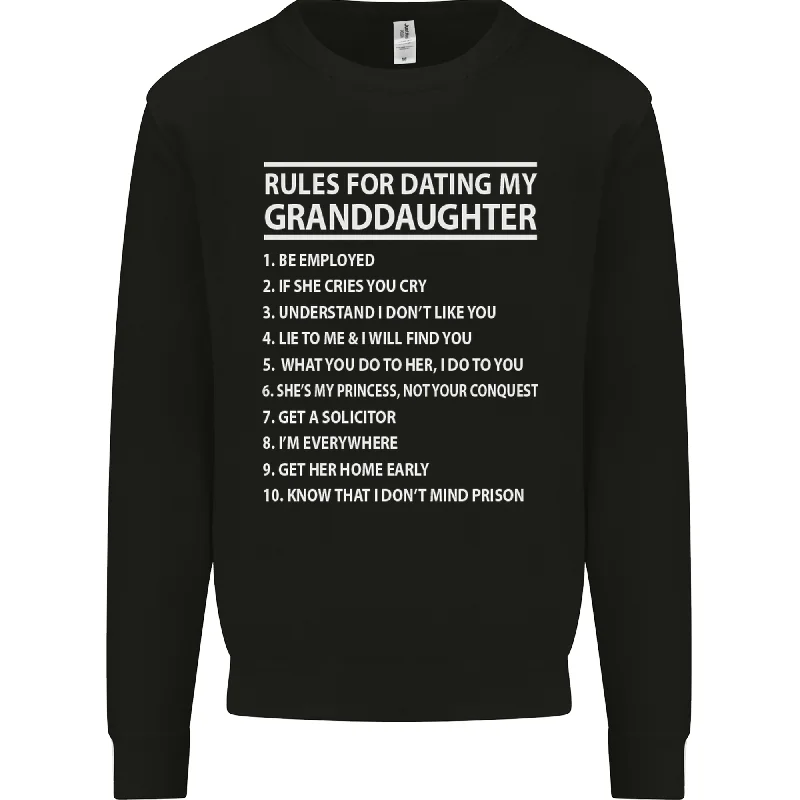 Take Advantage Dating My Granddaughter Grandparents Day Mens Sweatshirt Jumper